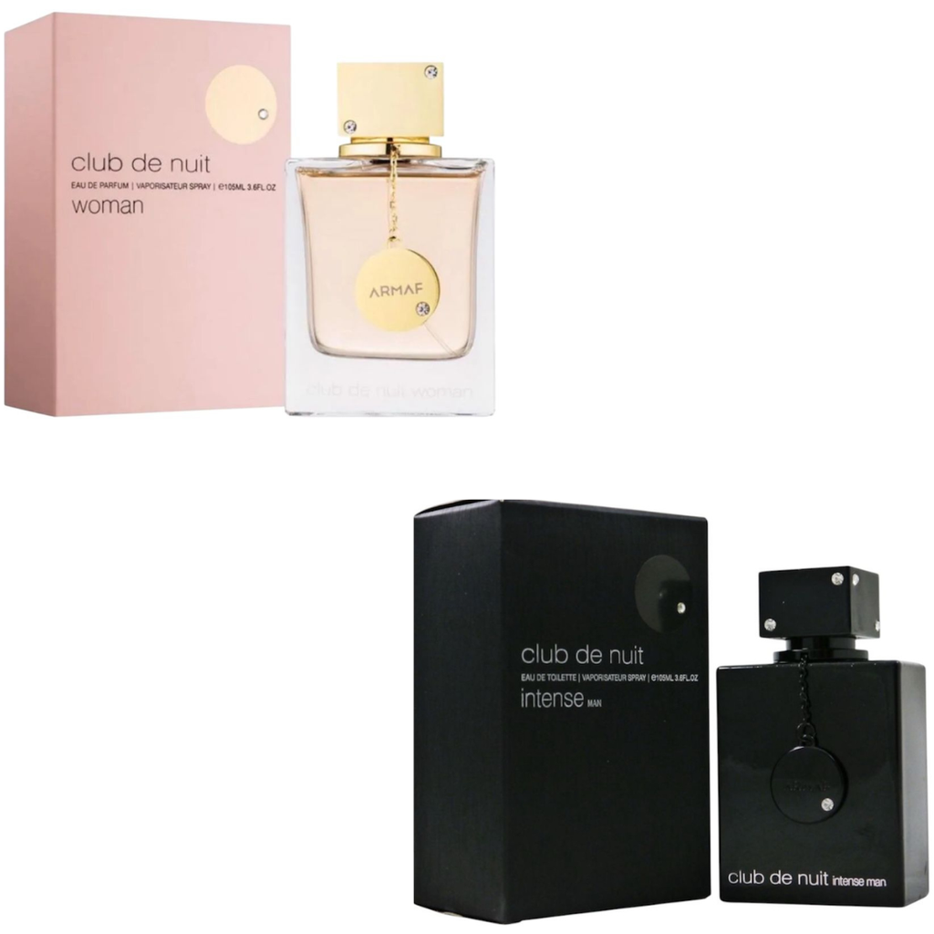 Kit Casal Club De Nuit Woman + Club De Nuit Intense Alta Fixação 105ml