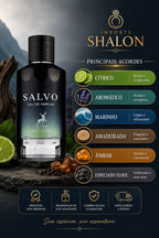 Salvo Perfume Masculino 100ml Fragrância Intensa e Sofisticada
