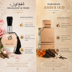 Kit Shagaf + Haramain Amber Oud Fragrâncias Que Impressionam