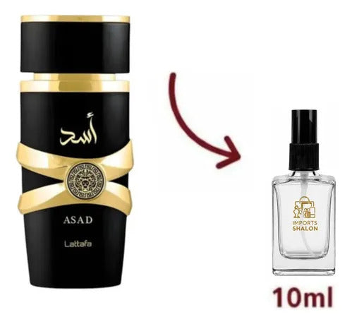 Kit 3 Mini Perfumes Árabes 10ml Linha Asad Masculino