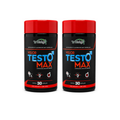 Kit Com 2 Suplementos Testo Max 2x30 Caps Energia Máxima