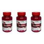 Kit 3 Suplementos Cranberry 3x120 Cáps Saúde Urinária
