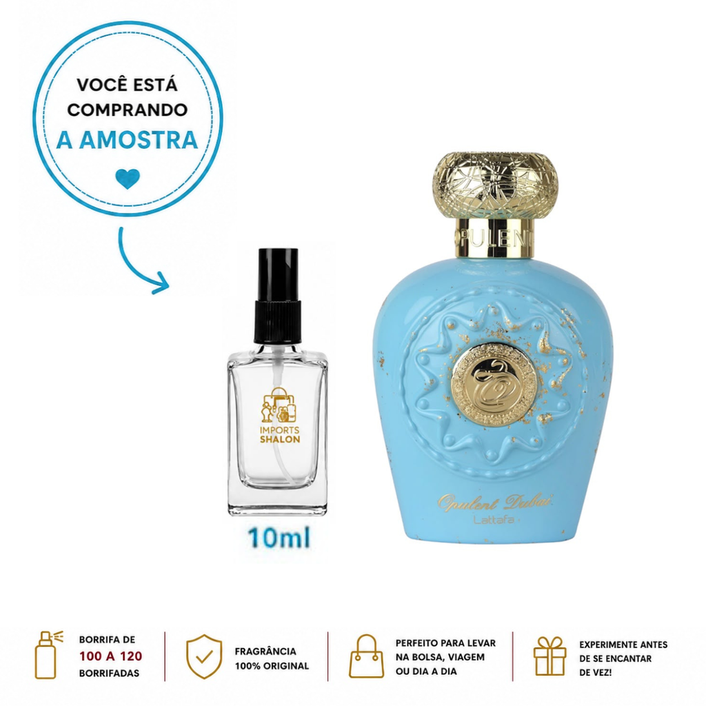 Mini Perfume Opulent Dubai 10ml Aroma Oriental Marcante