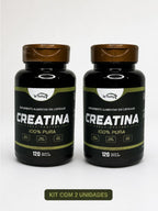 Kit De 2 Suplementos Creatina 120 Cáps Monohidratada 100% Pura