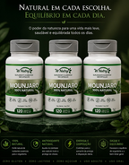 3 Mounjaro Natural 3x120 Cápsulas Fórmula Premium Potente