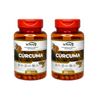 2 Suplementos Cúrcuma 2x120 Cápsulas Wnutry Antioxidante Natural