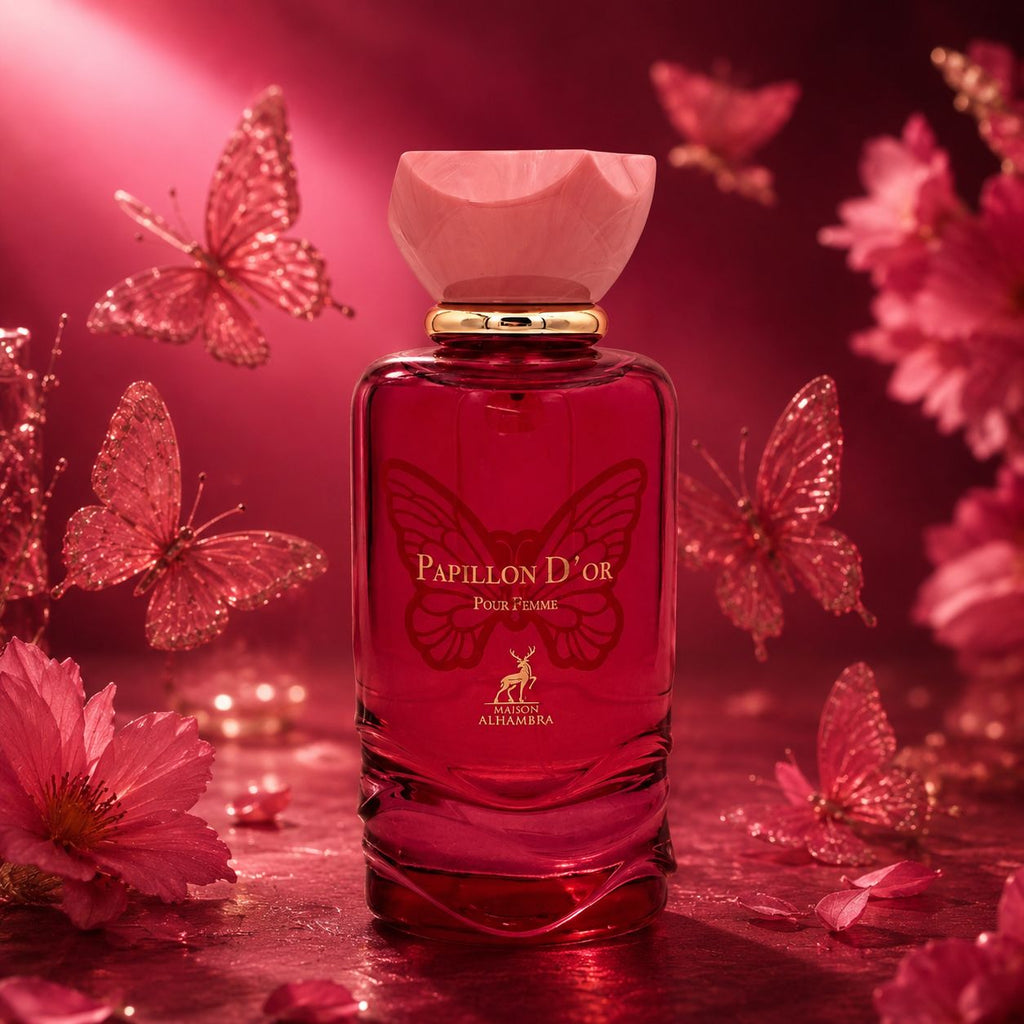 Perfume Papillon D'Or Pour Femme 100ml Aroma Floral Sofisticado