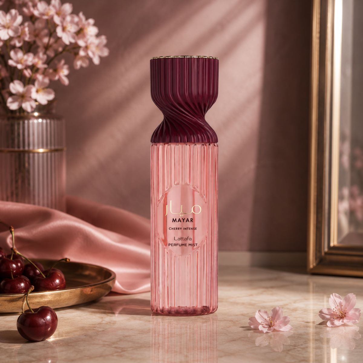 Mayar Cherry Intense Lattafa Body Splash Feminino