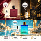 Kit 3 Mini Perfumes 10ml Cordova Lion Pacific