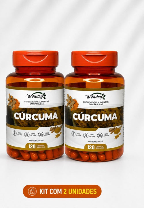 2 Suplementos Cúrcuma 2x120 Cápsulas Wnutry Antioxidante Natural