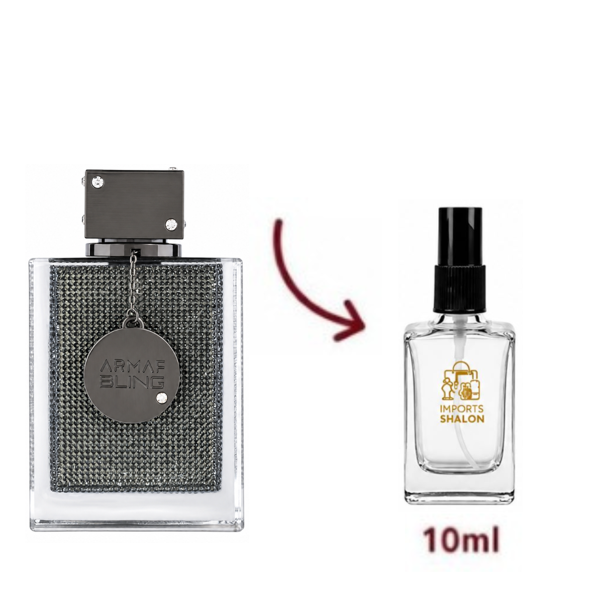 Club De Nuit Bling 10ml Aroma Radiante de Presença Marcante