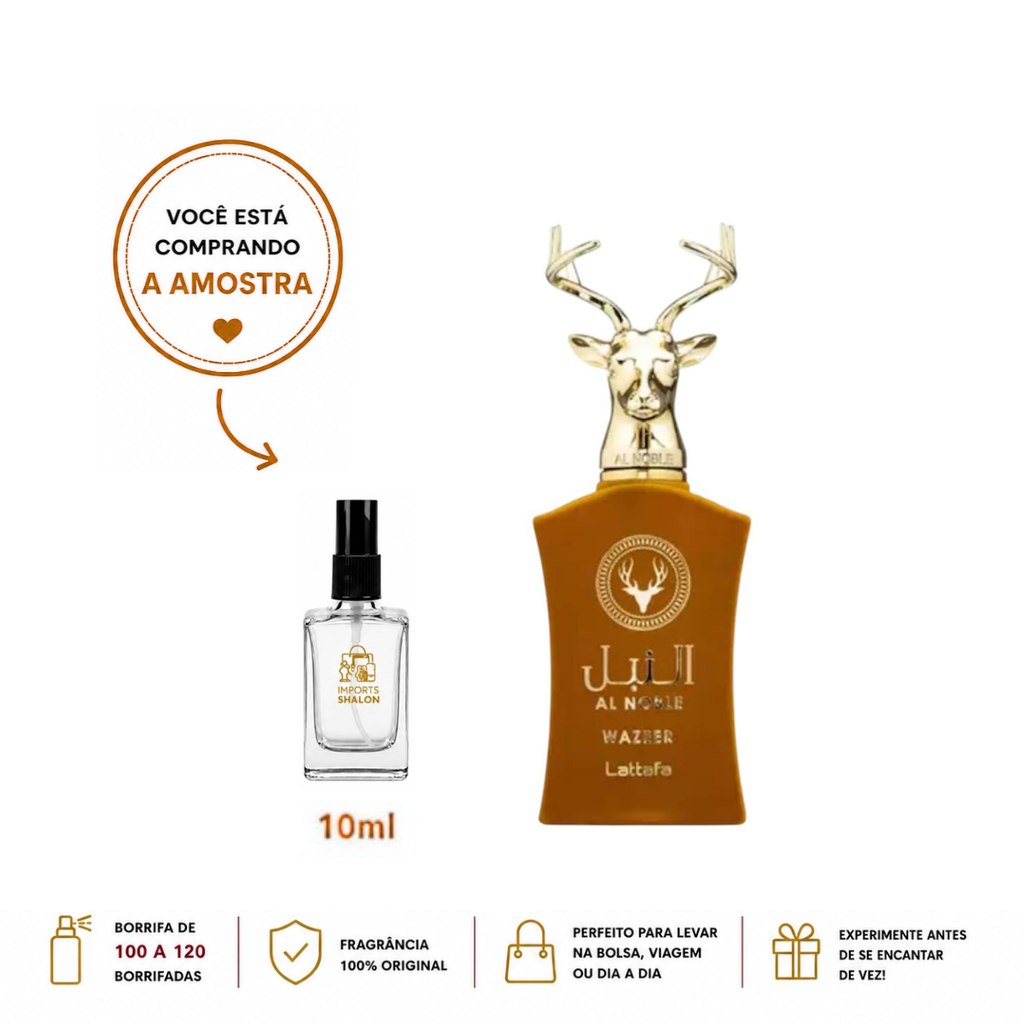 Kit 3 Mini Perfumes 10ml Asad Black Wazeer Attar Al Wesal