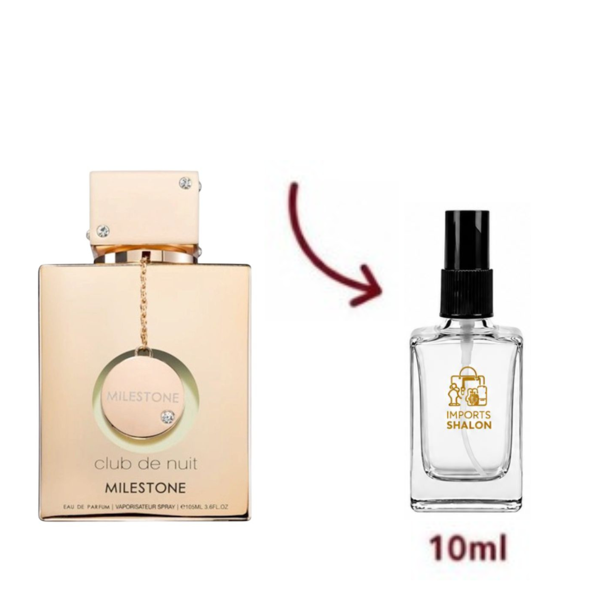 Club De Nuit Milestone 10ml Aroma Oceânico Marcante