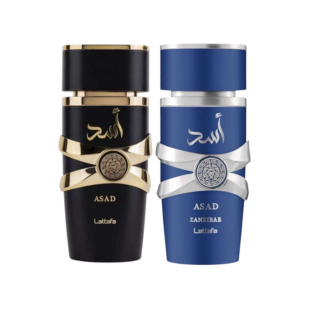 Kit Asad Lattafa Zanzibar + Asad Black Duo Intenso Alta Fixação