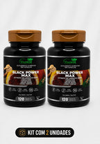 2 Suplementos Black Power Max Fórmula Alta Potência 2x120 Caps