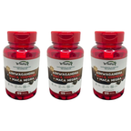 Kit 3 Suplementos Ashwagandha + Maca Negra E Vermelha Mais Energia