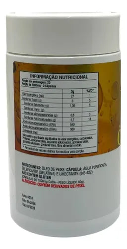 Ômega 3 Wnutry 60 Cáps Óleo De Peixe Alta Pureza Uso Diário