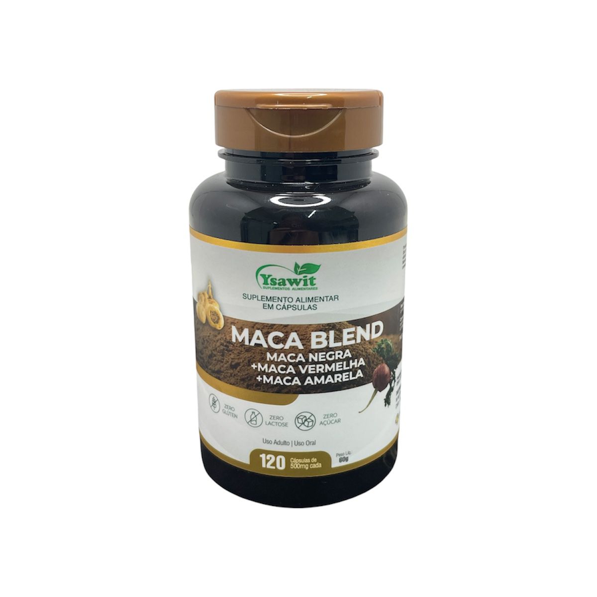 Suplemento Maca Blend Fórmula Extrema Alta Potência 120 Caps Premium