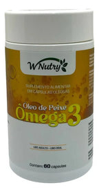 Ômega 3 Wnutry 60 Cáps Óleo De Peixe Alta Pureza Uso Diário