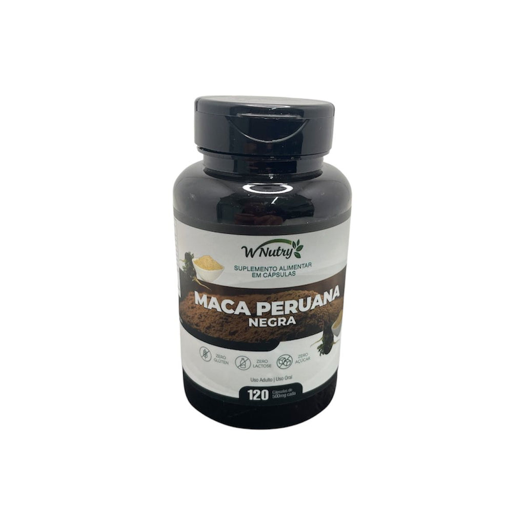 Suplemento Maca Peruana Negra Fórmula Premium Alta Potência 120 Caps
