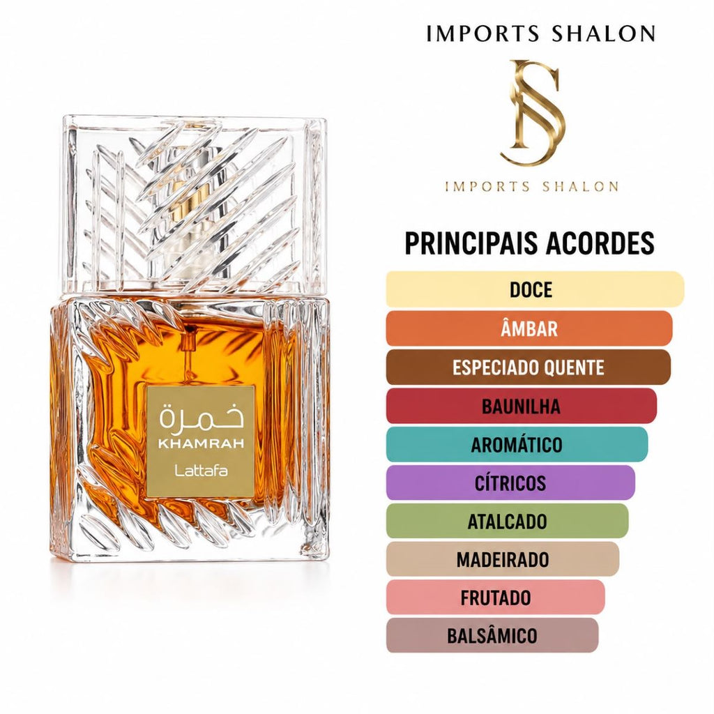 Khamrah Eau De Parfum 100ml Fragrância Marcante E Elegante