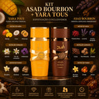 Kit Asad Bourbon + Yara Tous Perfumes Árabes Luxo Sofisticação