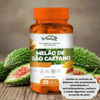 Kit 3 Suplementos Melão De São Caetano 3x120 Cápsulas