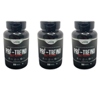 3 Suplementos Pré-Treino Fórmula Premium Alta Potência 3x120 Caps