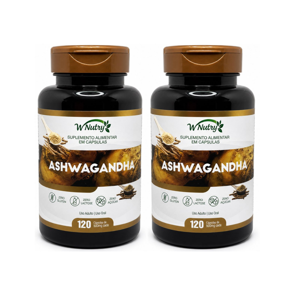2 Suplementos Ashwagandha Fórmula Extrema Alta Potência