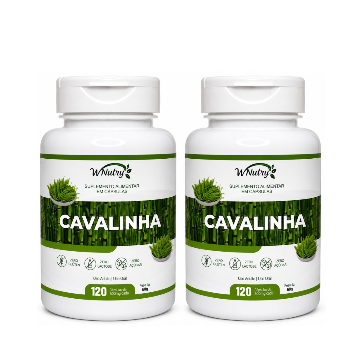 2 Suplementos Cavalinha Wnutry 2x120 Cáps Beleza Pele Cabelo Unhas