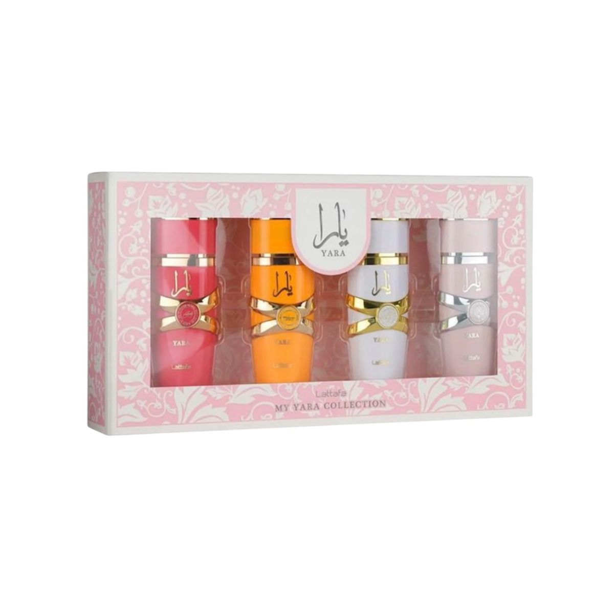My Yara Collection Lattafa Kit 4 Perfumes Árabes 25ml