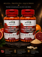 2 Suplementos Morosil + Colágeno Tipo 2 E Vitamina C Power Fit