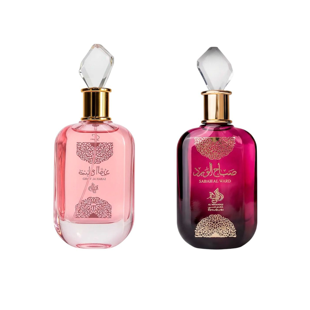 Kit Sabah Sugar + Sabah Al Ward 2 Perfumes 100ml Fragrância Feminina