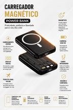 Carregador Portátil 12000mAh Ecopower com carga rápida 15W