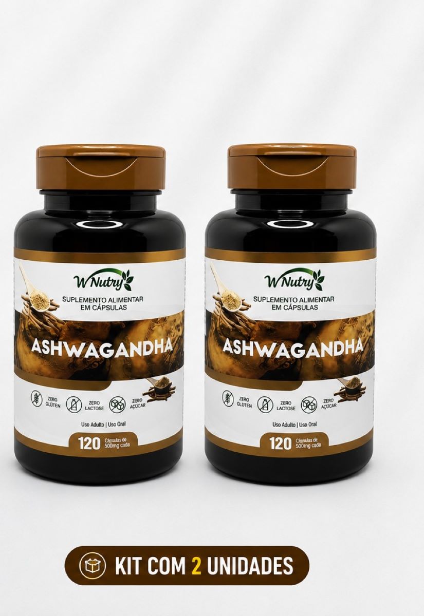 2 Suplementos Ashwagandha Fórmula Extrema Alta Potência