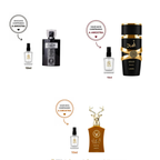 Kit 3 Mini Perfumes 10ml Asad Black Wazeer Attar Al Wesal