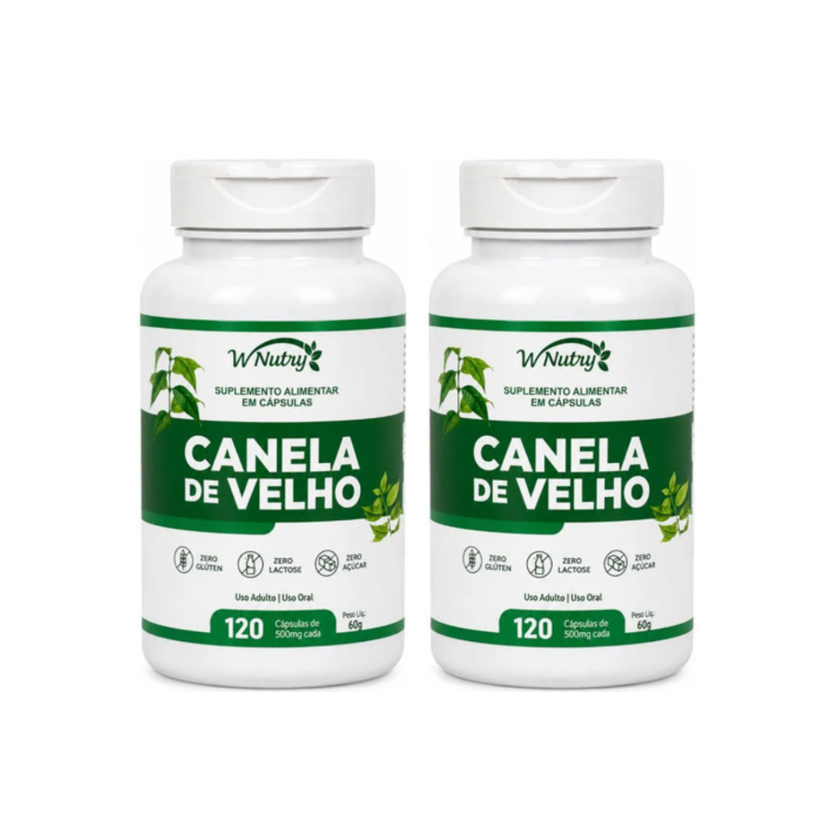 Kit De 2 Suplementos Canela De Velho 2x120 Caps Articulações