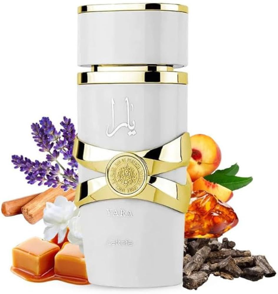 Yara Moi Branco Perfume Árabe Doce Marcante Elegante