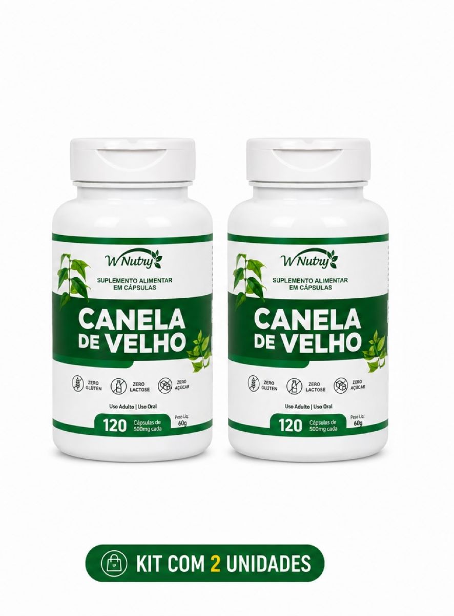 Kit De 2 Suplementos Canela De Velho 2x120 Caps Articulações