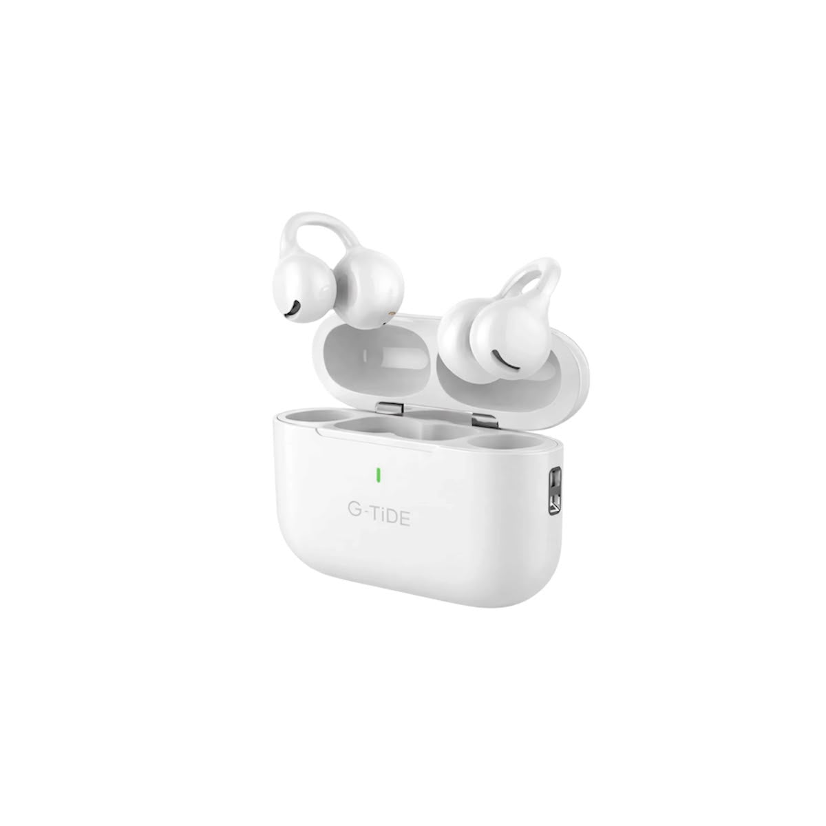 Fone De Ouvido Clip-On True Wireless Bluetooth Com Estojo