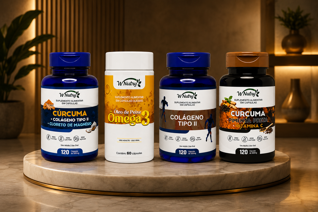 Kit De Suplementos Vida Ativa Premium Qualidade E Vitalidade