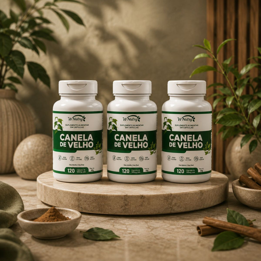 3 Suplementos Canela De Velho 120 Capsulas Articulações