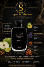 Hawas Black Eau de Parfum 100ml Intenso Marcante Alta Fixação