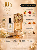 Mini Perfume Dalal 10ml Fragrância Oriental Envolvente