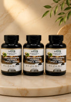 Kit De 3 Suplementos Ashwagandha + Moringa + Maca Negra 3x120Caps Wnutry