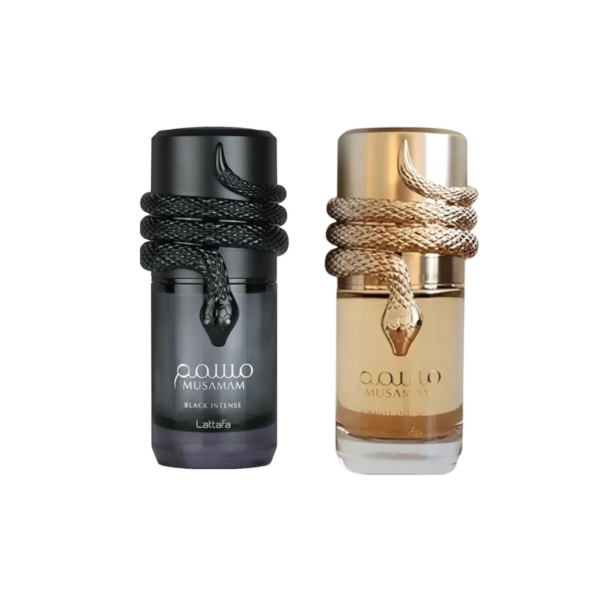 Kit Casal Musamam Black + Musamam White Perfumes Árabes Luxo