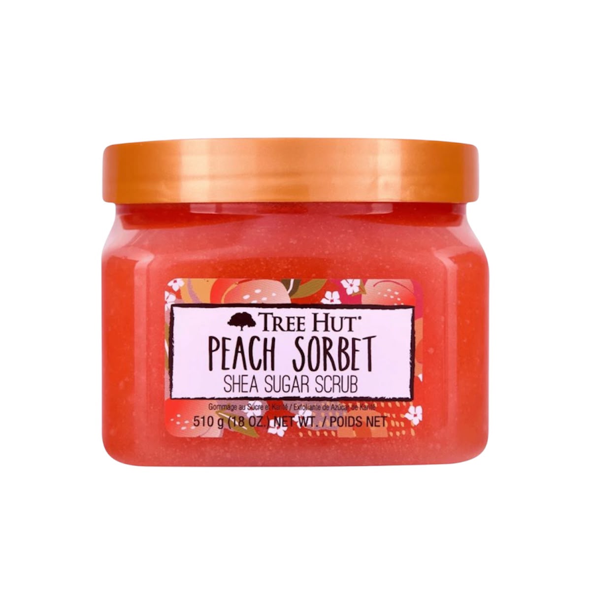 Esfoliante Corporal Tree Hut Peach Sorbet 510g Cuidado Premium