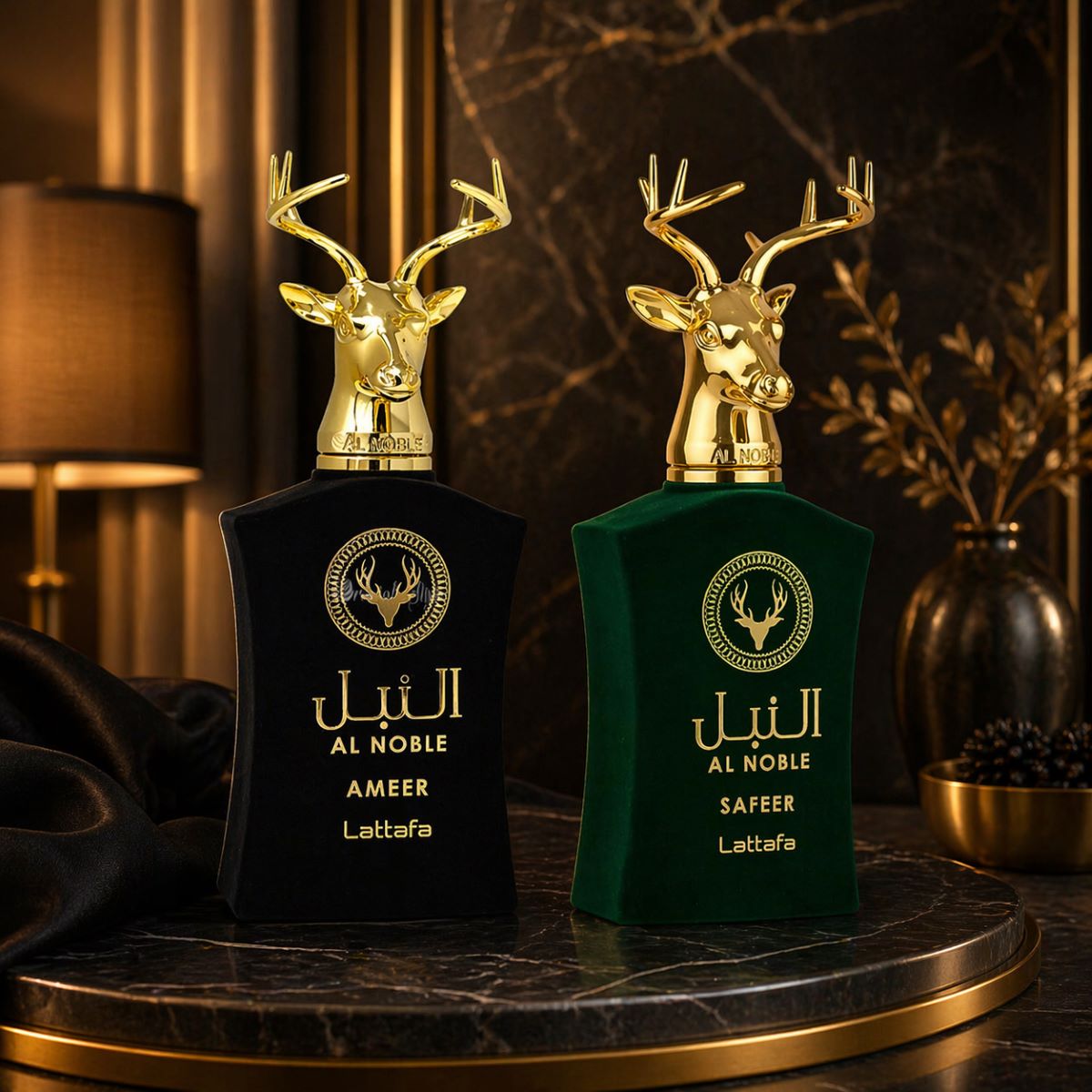 Kit Al Noble Ameer + Safeer 100ml Perfumes Árabes Intensos Alta Fixação