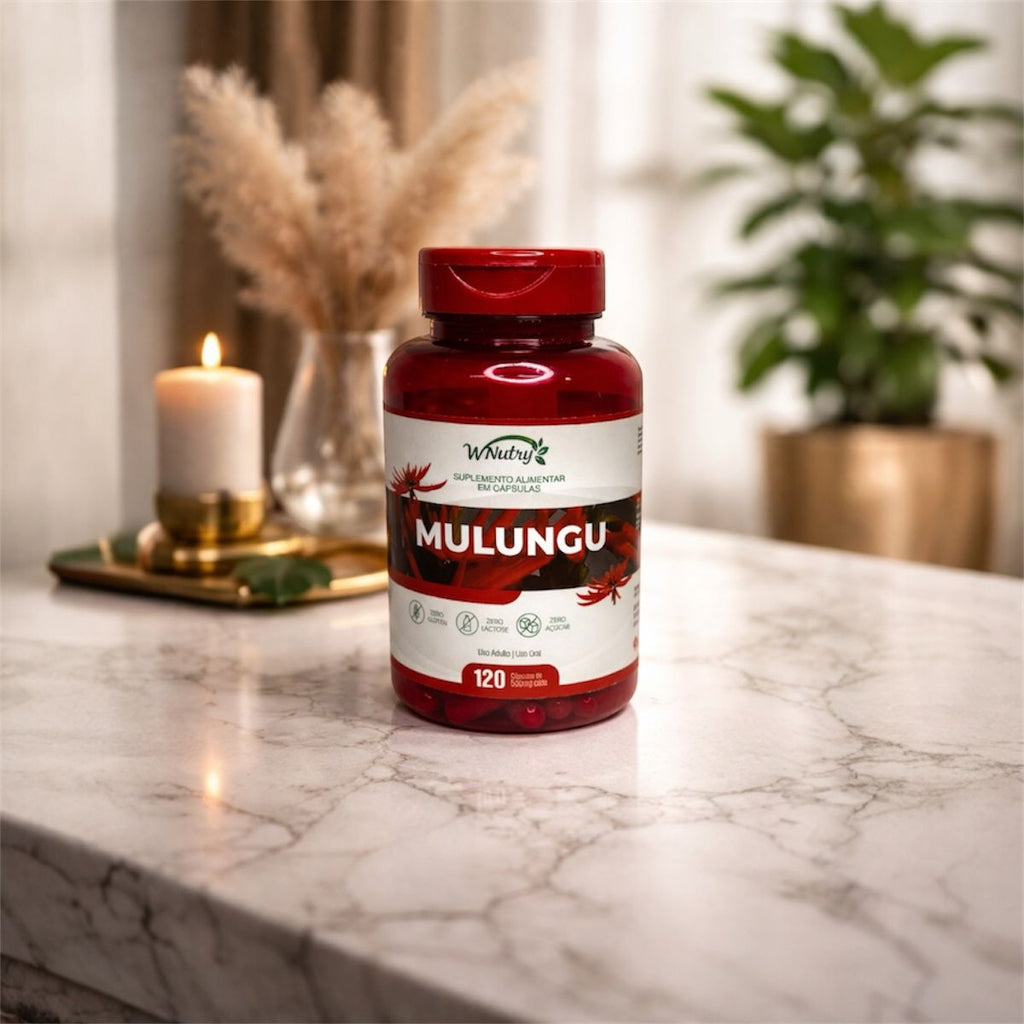 Suplemento Mulungu 120 Cápsulas Relaxamento Natural