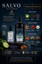 Mini Perfume Salvo 10ml Fragrância Amadeirada Marcante